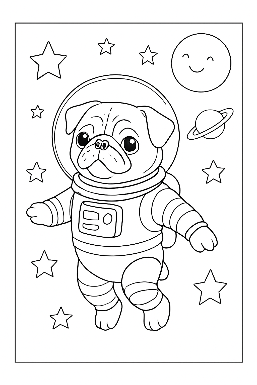 Space Explorer Pug