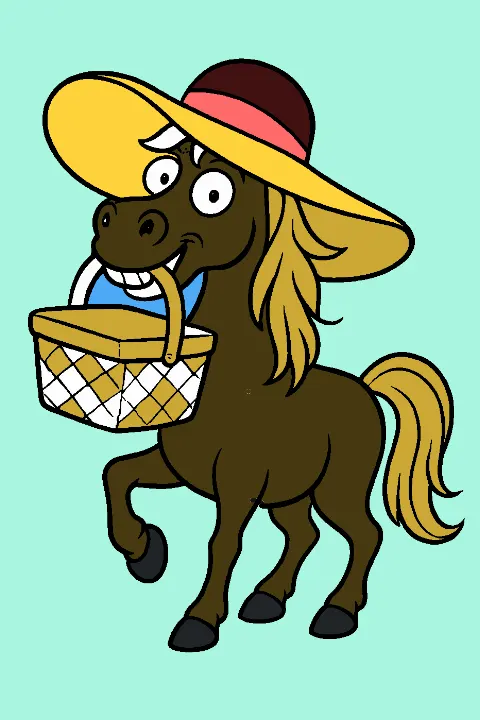 Colored by Anonymous — The Picnic Pony Adventure