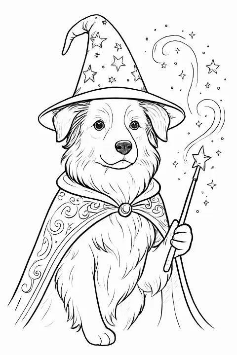 The Magical Wizard Dog