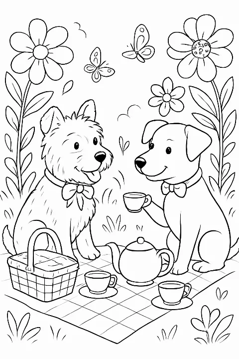 Garden Party Dogs